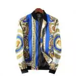 vintage versace jacket classic medusa round logo blue